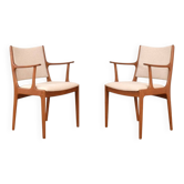 Mid-Century Teak Dining Chairs by Johannes Andersen for Uldum Møbelfabrik