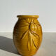 Provençal vase / Mustard yellow olive pot Proceram
