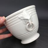 Cache pot mobile coves white white ceramic signed emile tessier malicorne