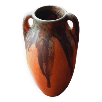 art deco vase in sandstone 1930 Denbac.