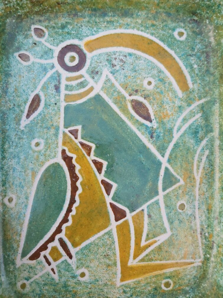 Bernard Lecuyer ceramic dish