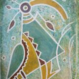 Bernard Lecuyer ceramic dish