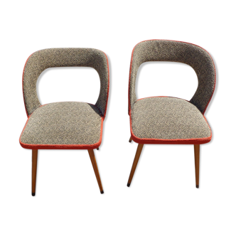 Duo de chaises bridges vintage