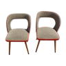 Duo de chaises bridges vintage