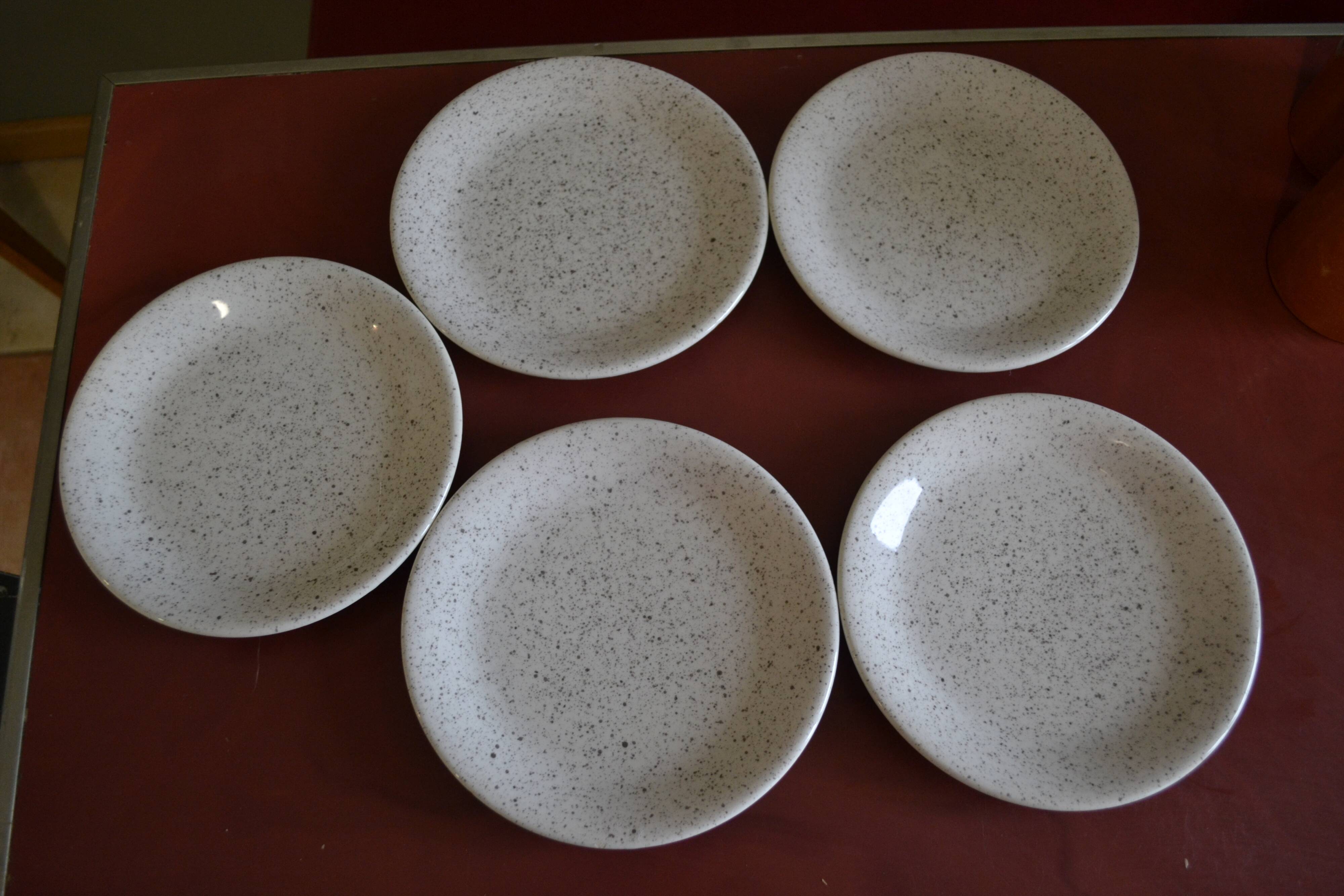 Set of 5 dessert plates Quadrifoglio