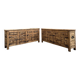 Pair of brutalist sideboards