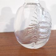 Vase finlandais en verre souflé 1960