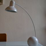Vintage 80s 1980s white postmodernist table lamp