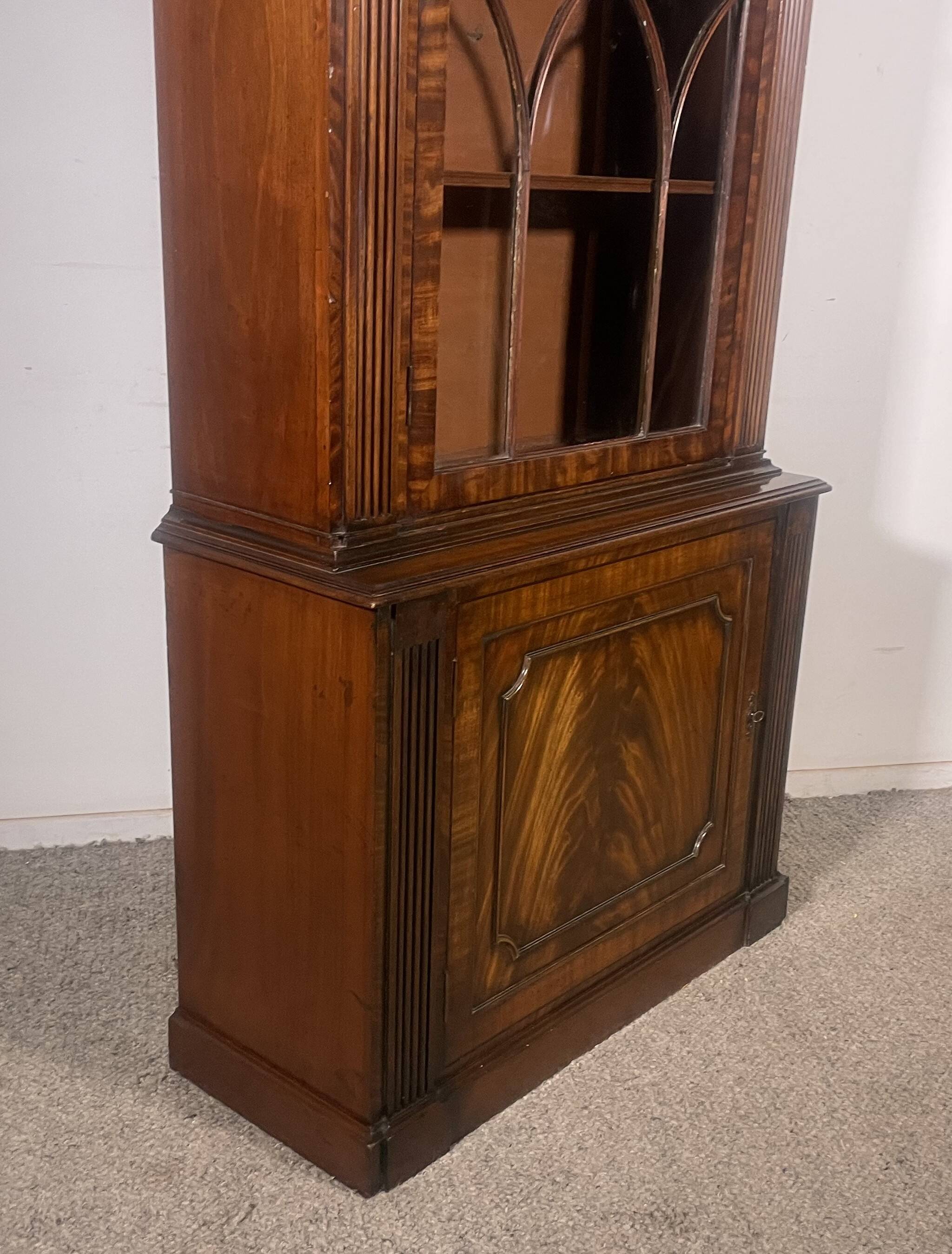 early 19th century mahogany bookcase