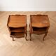 Pair of Louis XV bedside tables in solid wood.