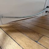 Chrome and leather chair