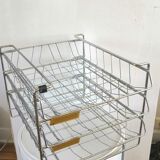 Range mail Grieshaber in steel wire design 60s - 70s