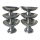 6 stainless steel dessert bowls, 1970s