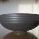 St Clement's matte black ceramic vase from the 1960s