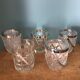 Chiseled glass ice bucket