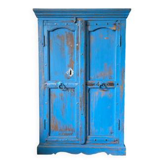Indian cabinet or large enclosed storage cabinet in ethnic and colorful style