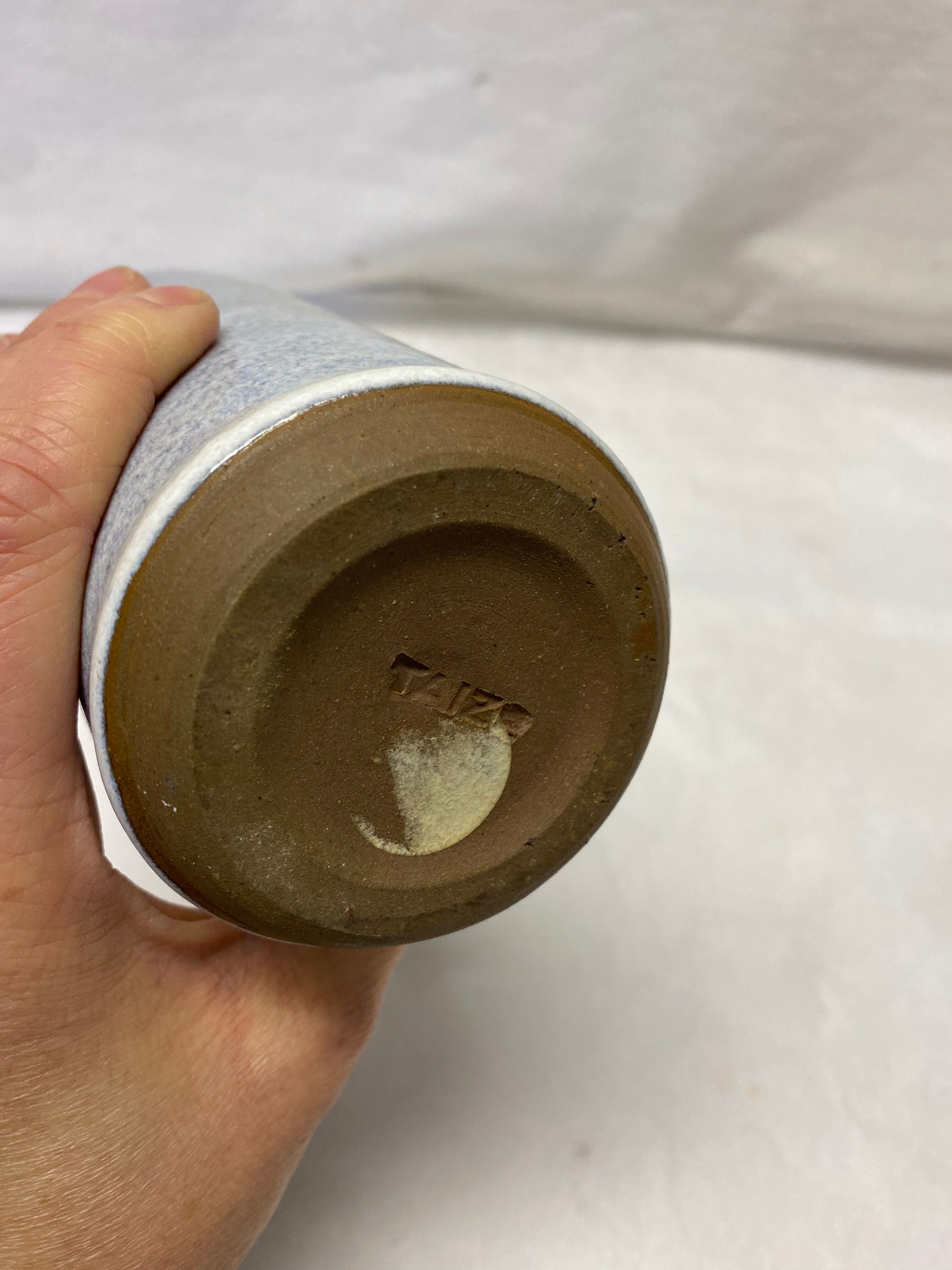 Bottle in bluish grey sandstone