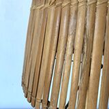 Rattan lamp from the 60s, H 46 cm