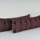 Set of 2 vintage kilim cushion covers 30x91 cm