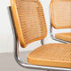 Lot de 4 chaises B32 de Marcel Breuer