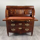 Louis XVI style mahogany writing desk with a flap, 19th century.