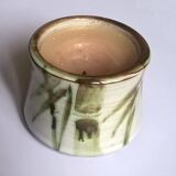 Ceramic pot signed with stamp