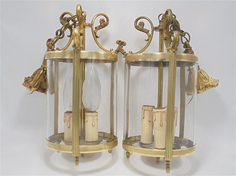 Pair of vestibule suspensions