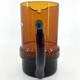 Set of 6 orangeade glasses / pitcher / ice bucket • Italy • 1970