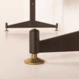 Italian vintage floor to celling wall unit with a bureau or a bar cabinet