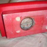 Wall lamp white opaline ball 1980