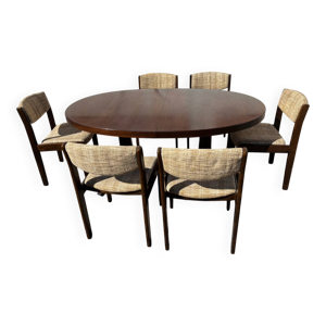 Ensemble table et 6 chaises - baumann