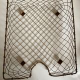 Product BHV Courier basket in golden wire 1960