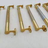 Set of 17 Art Deco Brass Door Bars