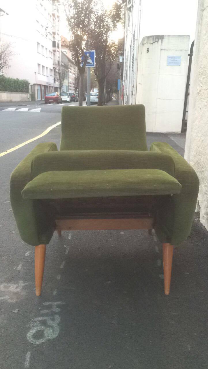 Fauteuil vintage à bascule