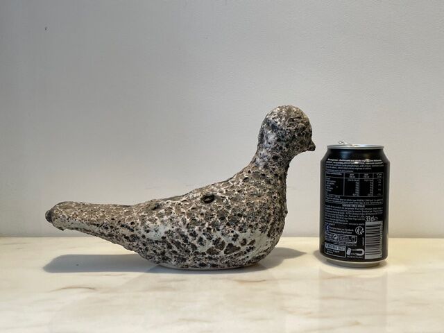 Vase zoomorphic sculpture "fat lava" Vallauris 1950