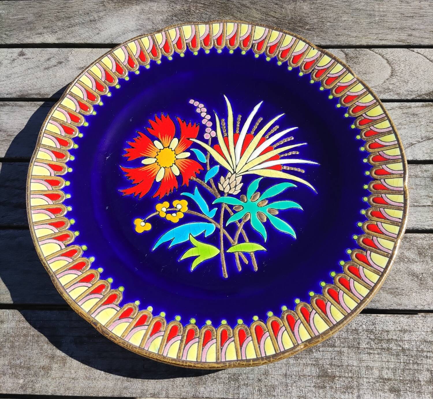 Longwy enamel plates - Palermo model