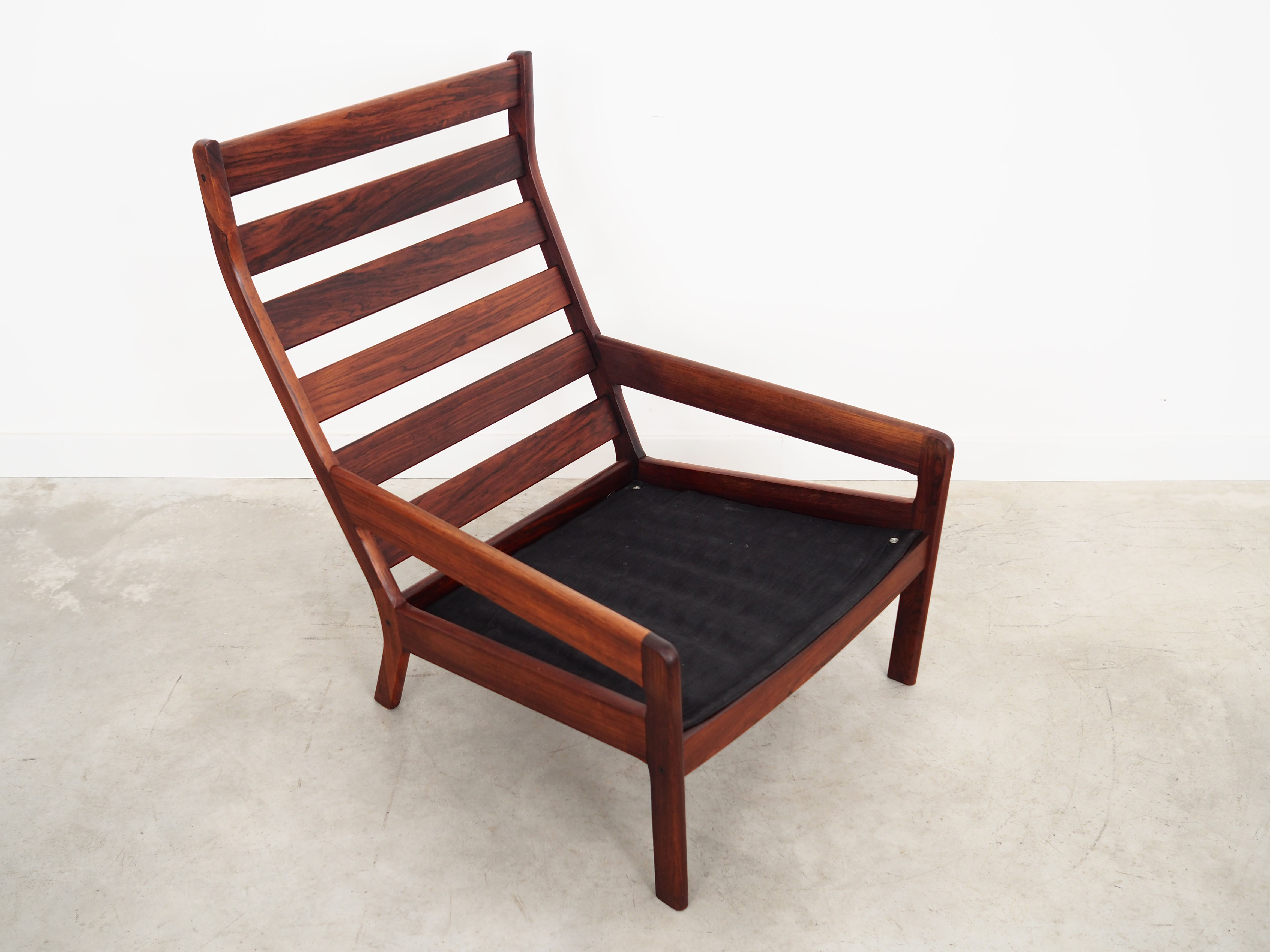 Rosewood armchair, Danish design, 1960s, designer: Erik Ole Jørgensen, manufacture: Georg Jørgensen