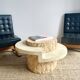 Table basse en travertin magnussen ponte