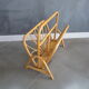 Vintage bamboo magazine rack
