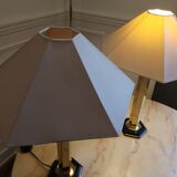 Vintage brass table lamps 70