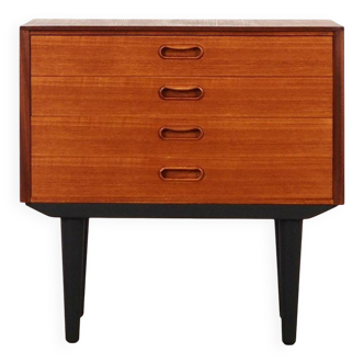 Teak chest of drawers, Danish design, 1960s, manufacture: Denmark