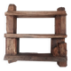 Solid wood wall shelf