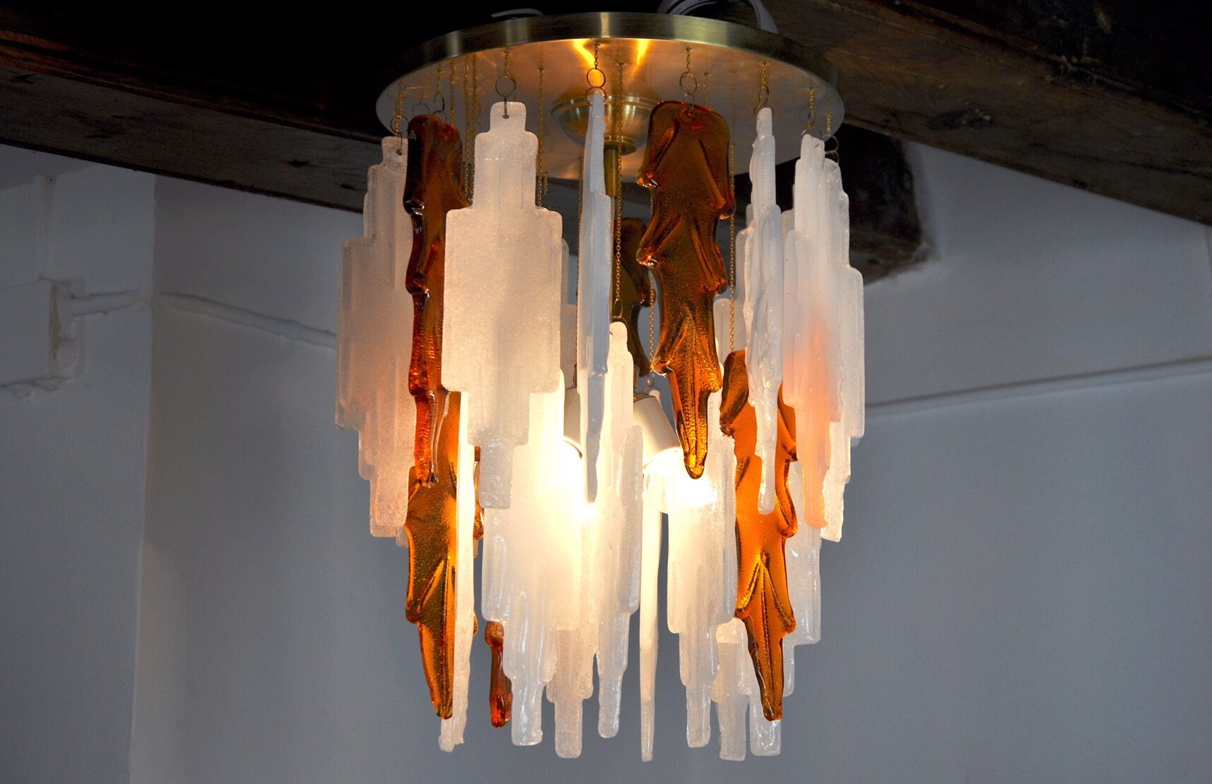 Poliarte chandelier by Albano Poli, 1970, Italy