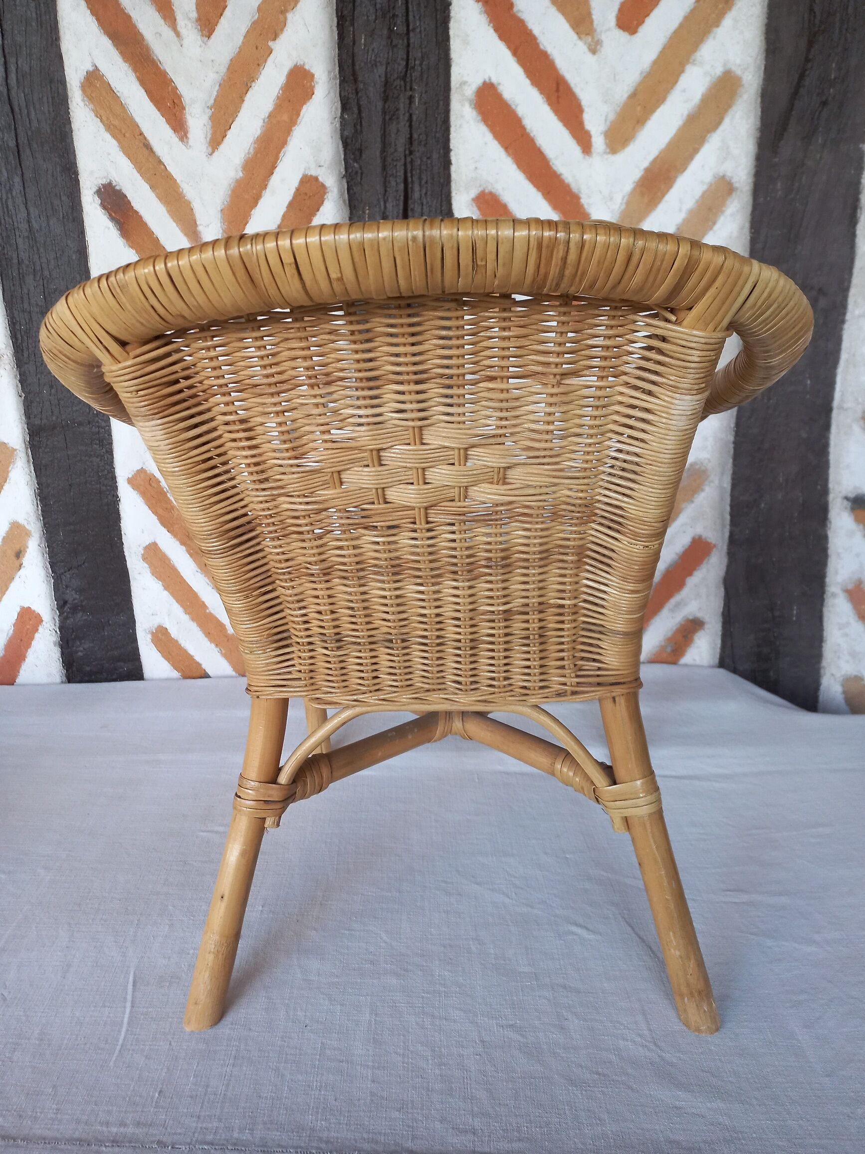 Fauteuil enfant osier