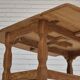 1970s, Danish design by Henning Kjærnulf for EG Kvalitetsmøbel, foldable sofa table, oak.