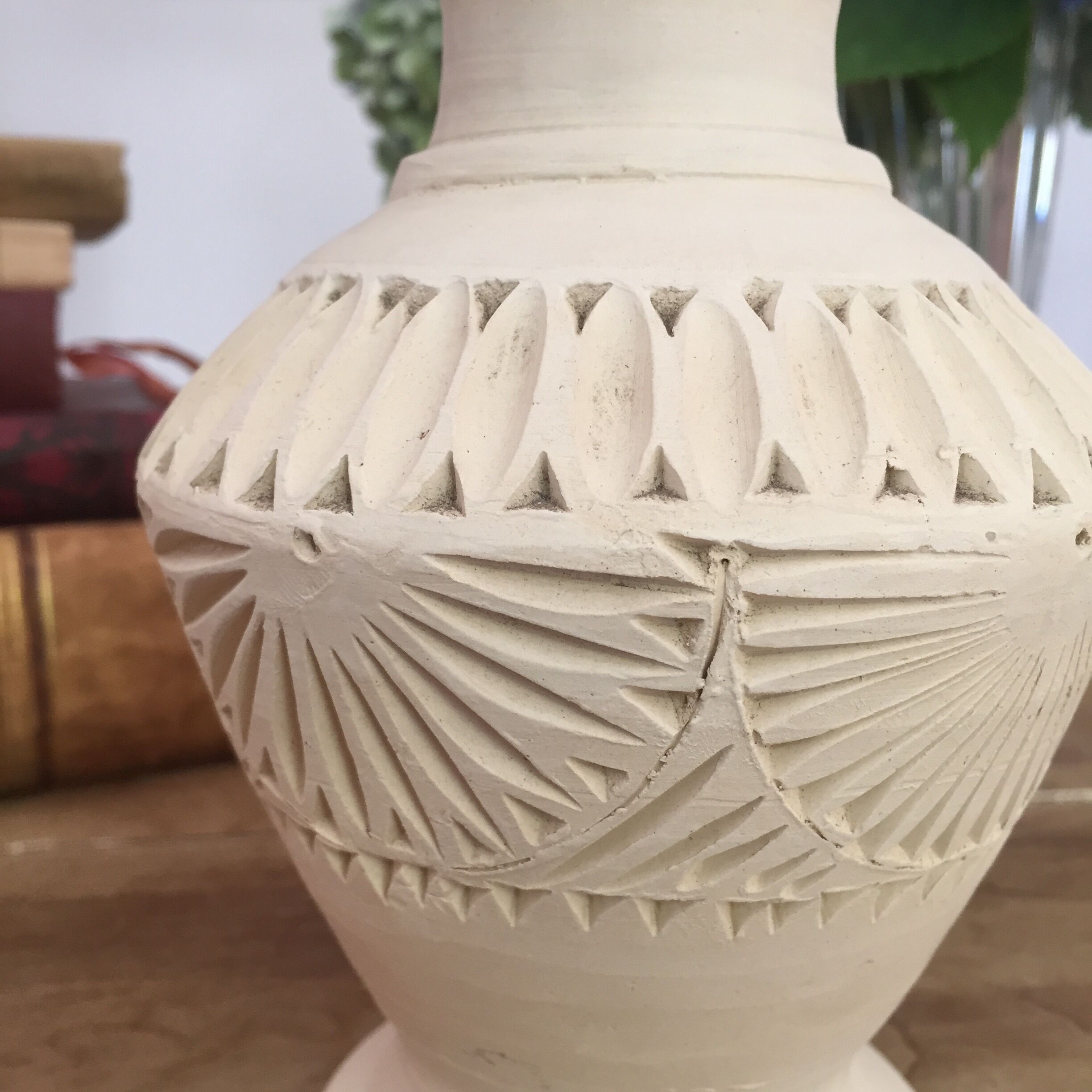 Vase en terre cuite vintage