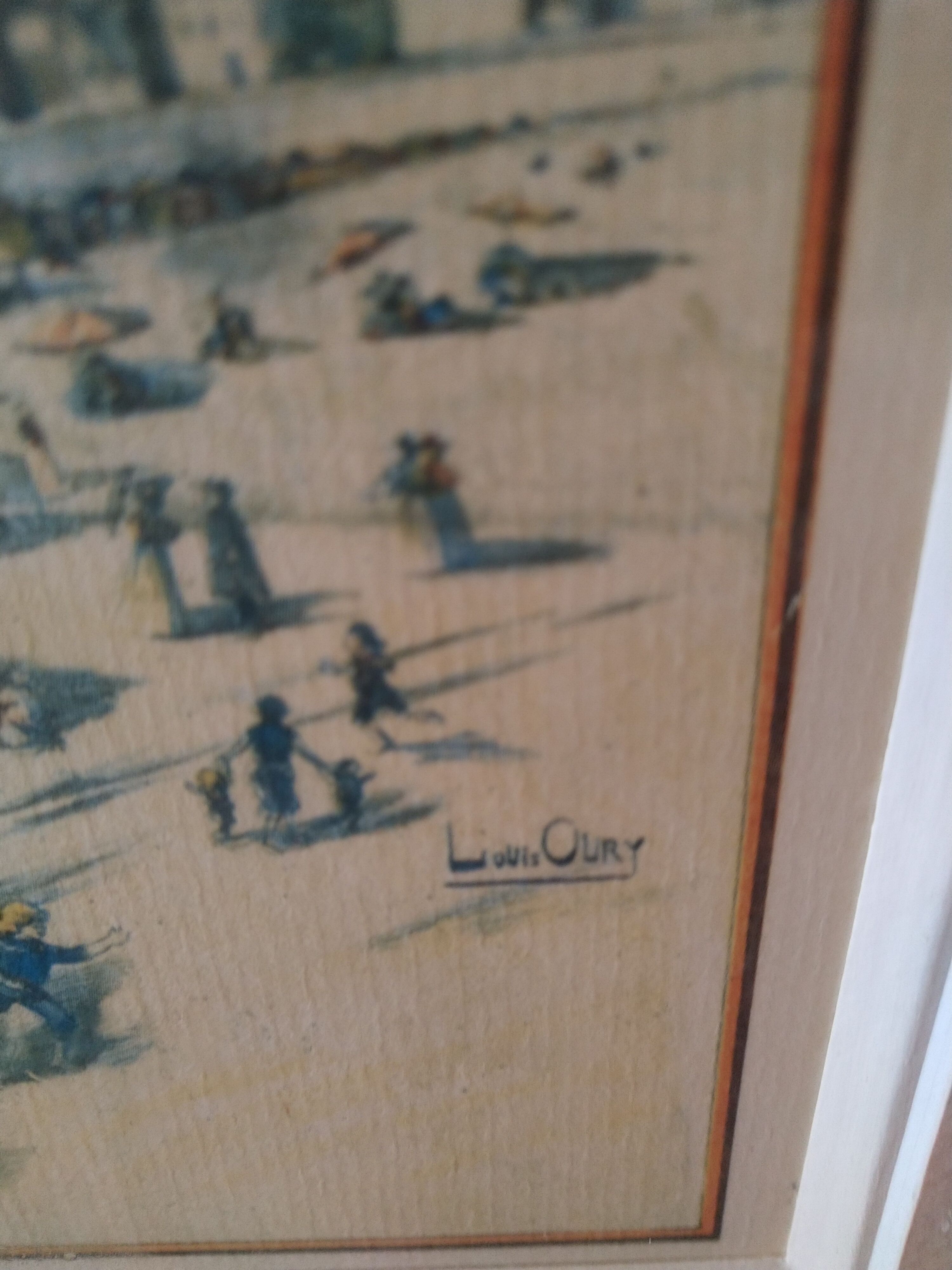 Old poster La Baule