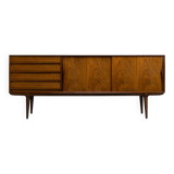 Danish buffet in rosewood, model no. 18, made in Oman by Jun Mobelfabrik, 1960s.