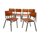 Lot of 6 vintage Marko 60s chairs