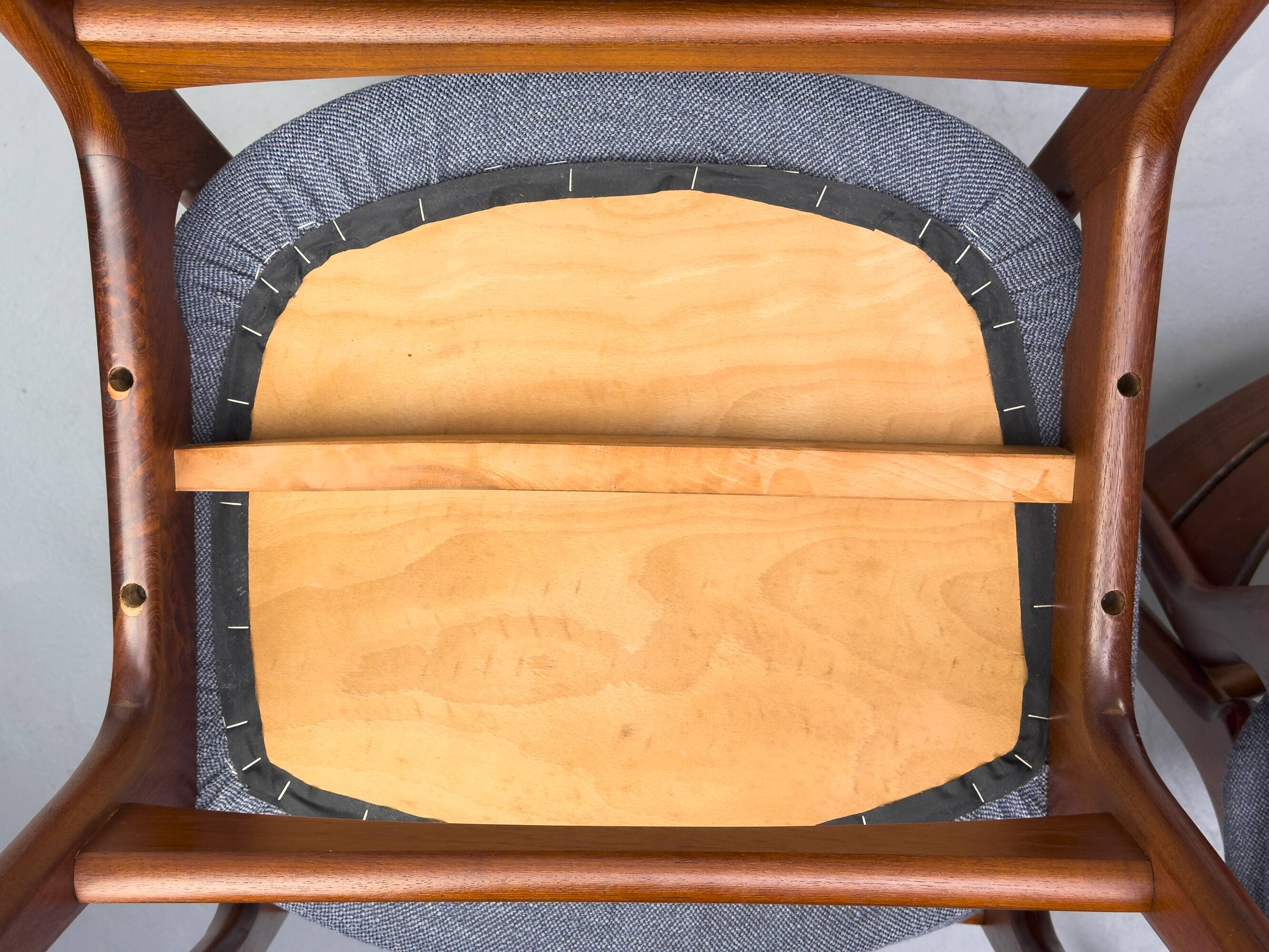 6 Danish Teak Dining Chairs by Erik Buch for Chr. Christensens, 1960s